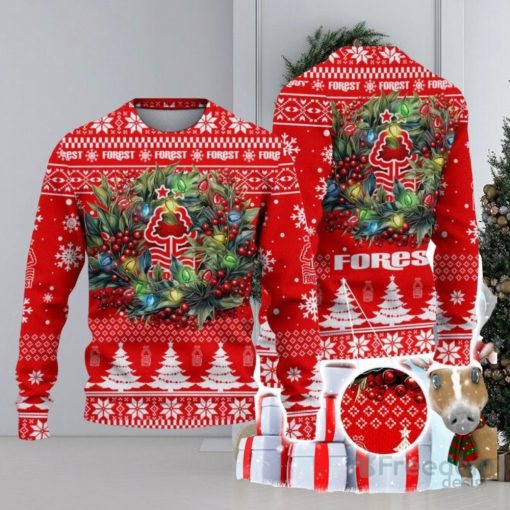 Nottingham Forest F.C Ugly Christmas Sweater Gift Ideas For Fans