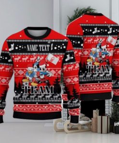 Nottingham Forest FC Disney Team Custom Name Ugly Christmas Sweater Special Gift For Fans