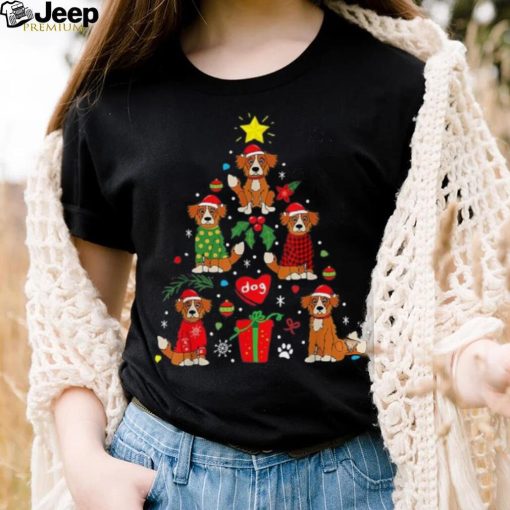 Nova Scotia Duck Tolling Retriever Christmas Toller Dog Shirt