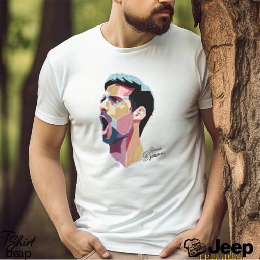 Novak Djokovic Art Portrait Classic T Shirt