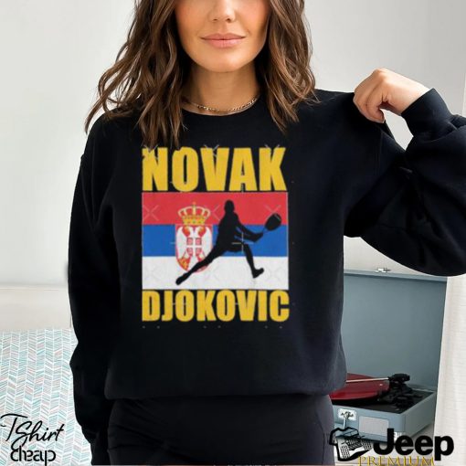 Novak Djokovic Tennis Flag shirt