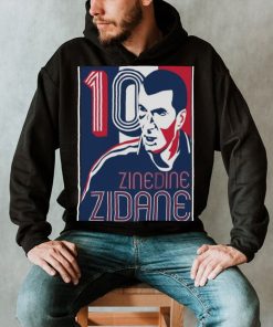 Number 10 Zinedine Zidane Football Player shirt