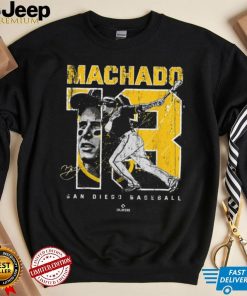 Number and Portrait Manny Machado San Diego MLBPA T Shirt