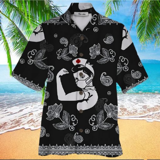 Nurse Black Nice Design Unisex Hawaiian Shirt