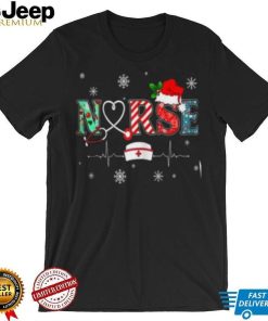 Nurse Christmas Santa Hat Funny Nurse Xmas Gift' Men's Longsleeve Shirt