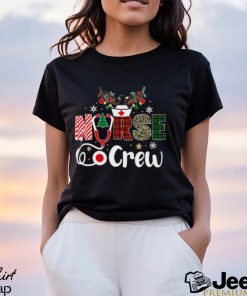 Nurse Crew Christmas Stethoscope Nurses Xmas Scrub Shirt