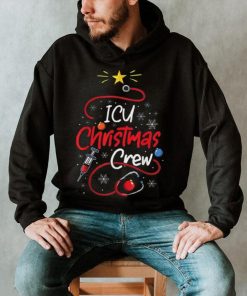 Nurse Icu Christmas Crew Nursing Christmas Lights Shirt