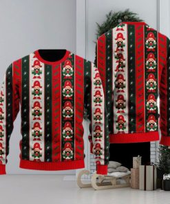 Nutcracker Boys Striped Style Ugly Christmas Sweater Funny Gift For Men And Women Family Holidays