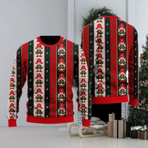 Nutcracker Boys Striped Style Ugly Christmas Sweater Funny Gift For Men And Women Family Holidays