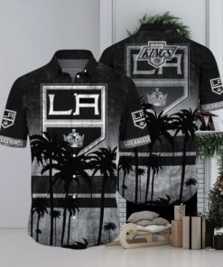 Los Angeles Kings NHL Logo Coconut Tropical Hawaiian Shirt Beach Gift For Fans