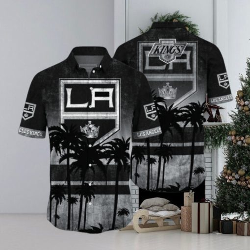 Los Angeles Kings NHL Logo Coconut Tropical Hawaiian Shirt Beach Gift For Fans