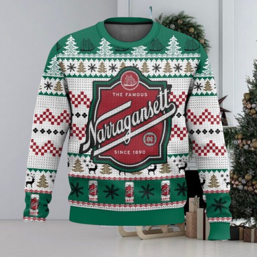 Narragansett Beer 3D Sweater Christmas Gift Ugly Christmas Sweater