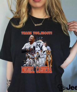 Thank You Miggy Miguel Cabrera Signature T Shirt