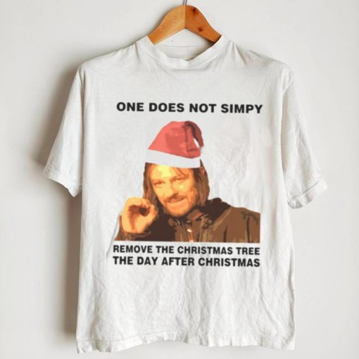 ONE DOES NOT SIMPLY REMOVE THE CHRISTMAS TREE THE WALKING DEAD DARYL SHIRT