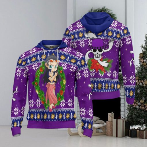 ONE PIECE Nico Robin Anime Ugly Christmas Pullover Hoodie