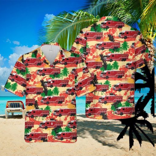 San Jose Fire Department Summer Beach Gift 3D Hawaiian Shirt