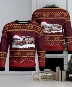 OTTAWA FIRE SERVICES Christmas 3D Ugly Christmas Sweater