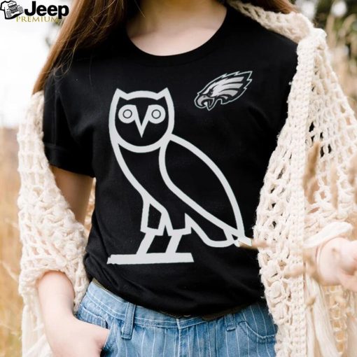 OVO x NFL Midnight Philadelphia Eagles OG Owl T Shirt