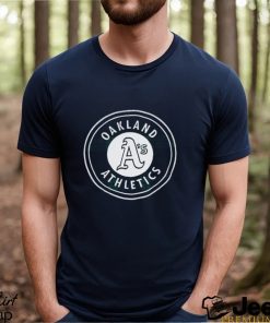 Oakland Athletics Black Watch Tartan Navy T Shirt