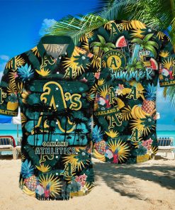 Oakland Athletics MLB Flower Full Printed Hawaiian Shirt