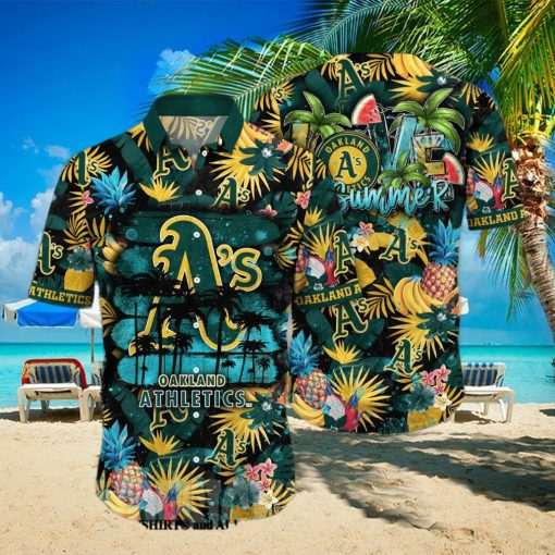 Oakland Athletics MLB Flower Full Printed Hawaiian Shirt