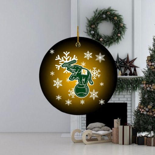 Oakland Athletics MLB Merry Christmas 2023 Holiday Gifts Decorations Ornament