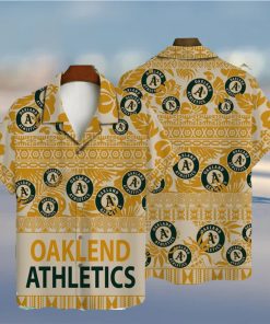 Oakland Athletics Major League Baseball 3D AOP Aloha Hawaiian Shirt