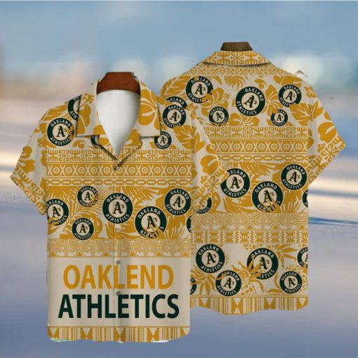 Oakland Athletics Major League Baseball 3D AOP Aloha Hawaiian Shirt