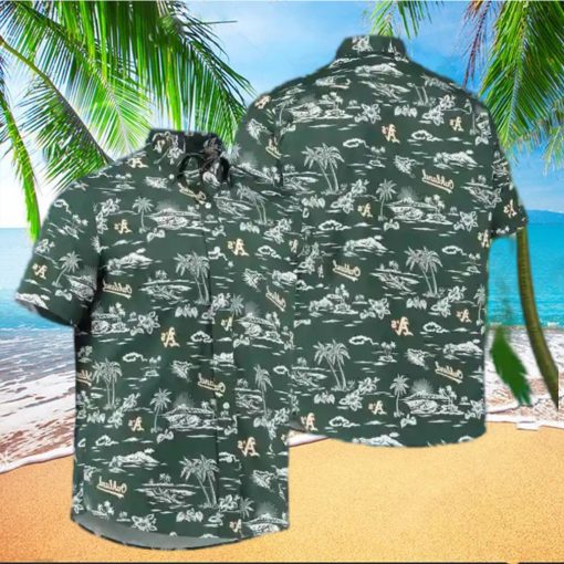 Oakland Athletics Palm Tree Hawaiian Shirt