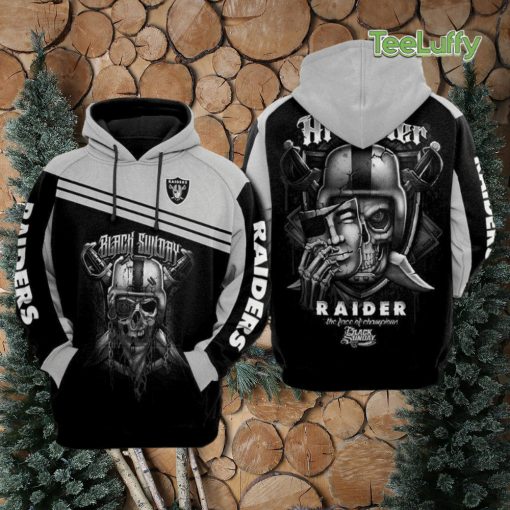 Oakland Raiders 3D Printed Hoodie