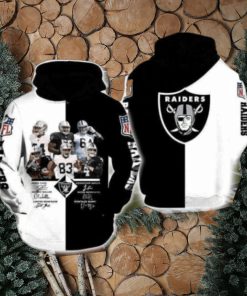 Oakland Raiders For Nfl Lover Hoodie 3D Sweatshirt Tshirt Football Gift