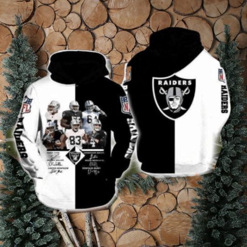 Oakland Raiders For Nfl Lover Hoodie 3D Sweatshirt Tshirt Football Gift