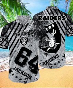 Oakland Raiders Nfl Custom Hawaiian Shirt Short T Shirt Hawaiian Pattern Print