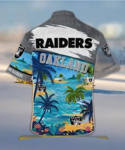 Oakland Raiders Nfl Customized Summer Leobees Trending Hawaiian Shirt