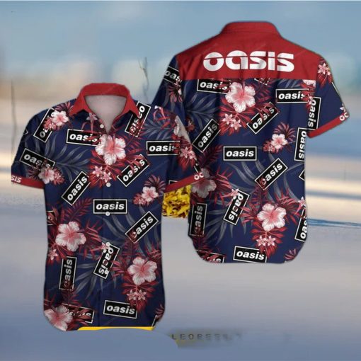 Oasis Floral Leobees All Over Print Hawaiian Shirt