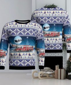 Oberlin Fire Department Christmas Ugly Sweater 3D Gift For Men And Women