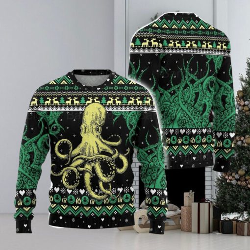 Octopus Ugly Christmas Sweater Men And Women Christmas Gift Sweater