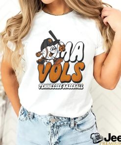 Offcial volshop Tennessee baseball omavols cartoon shirt