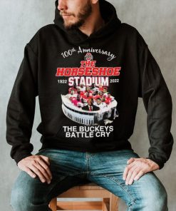 Official 100th Anniversary The Horseshoe 1922 Stadium 2022 The Buckeye Battle Cry Shirt