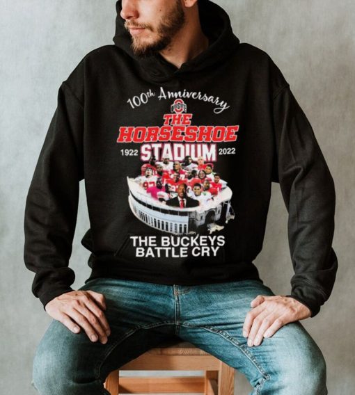 Official 100th Anniversary The Horseshoe 1922 Stadium 2022 The Buckeye Battle Cry Shirt