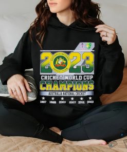 Official 2023 Australia National Cricket Team Champions T Shirt