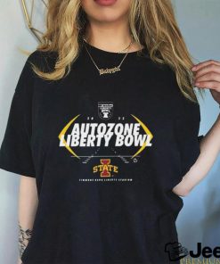 Official 2023 Iowa State Cyclones Autozone Liberty Bowl Shirt