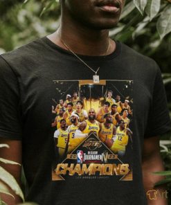 Official 2023 NBA In Season Tournament Champions Los Angeles Lakers Lake Show Art Work Shirt