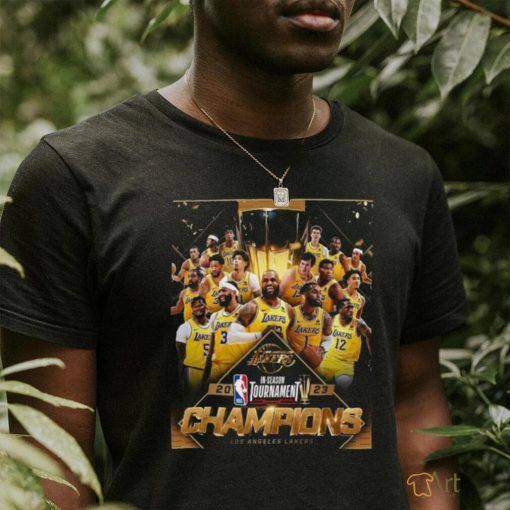 Official 2023 NBA In Season Tournament Champions Los Angeles Lakers Lake Show Art Work Shirt