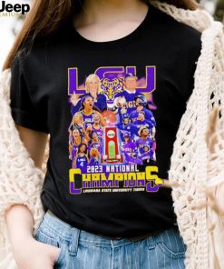 Official 2023 National Champions Louisiana State University Tigers Shirt