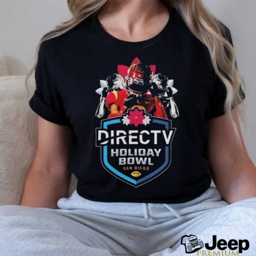 Official 2023 directv holiday bowl central usc trojans Football vs. louisville cardinal Shirt