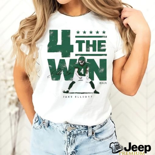 Official 4 The Win Jake Elliott Win G Signature T Shirt