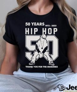 Official 50 Years Of Hip Hop 1973 2023 50th Thank You For The Memories Hip Hop T shirt