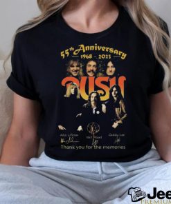 Official 55th Anniversary 1968 – 2023 Thank You For The Memories T Shirt