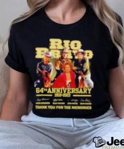 Official 64th anniversary 1959 2023 Rio Bravo thank you for the memories signatures shirt